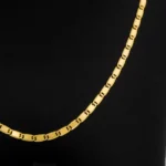 Cadena Ancla Plana Oro 18K - Image 2
