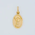 Dije Ovalado Divino Niño Oro 18K